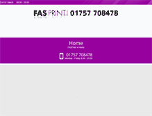 Tablet Screenshot of fasprint.biz